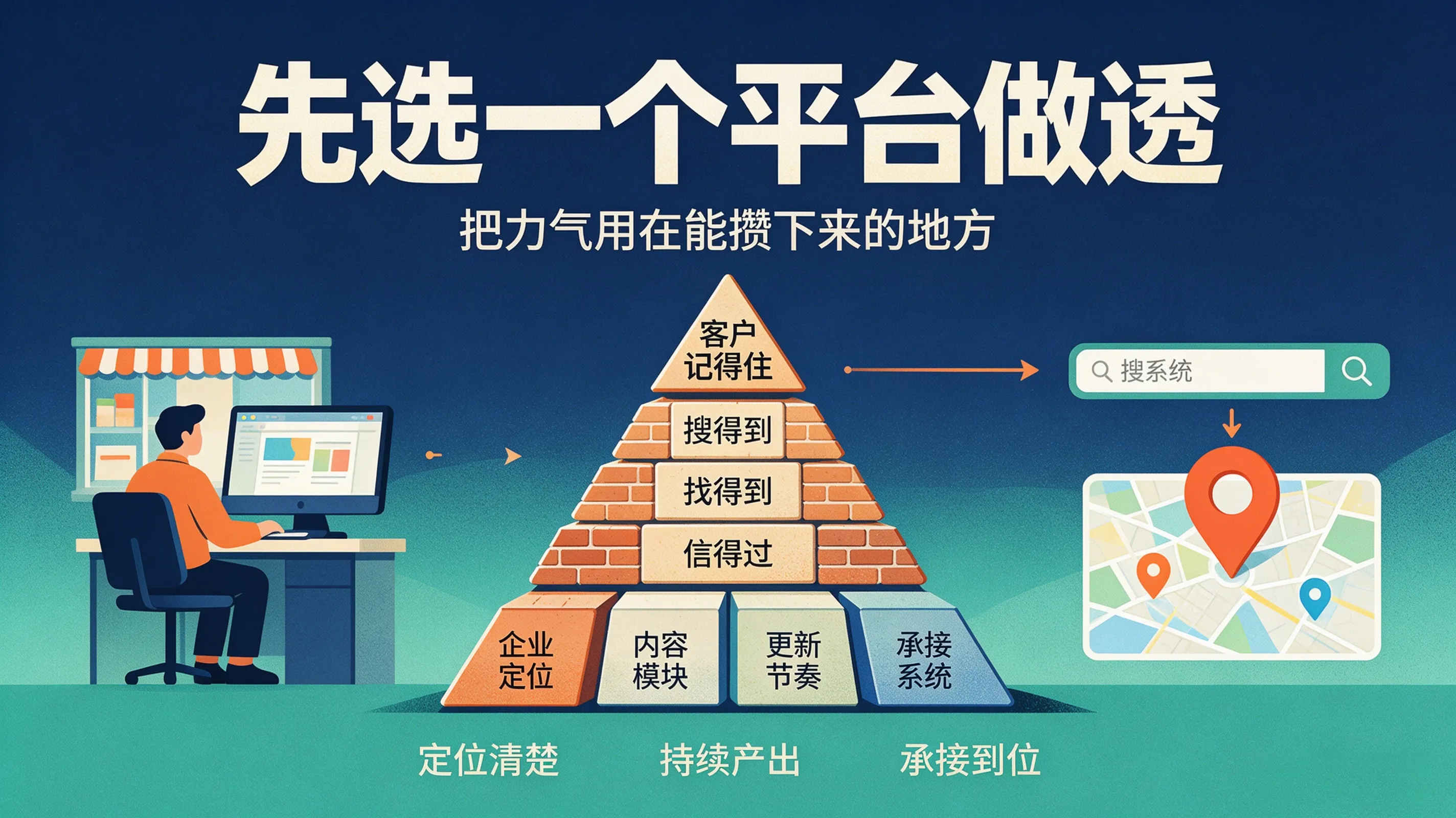 信源布局服务：本地实体企业为何建议先深耕一个平台
