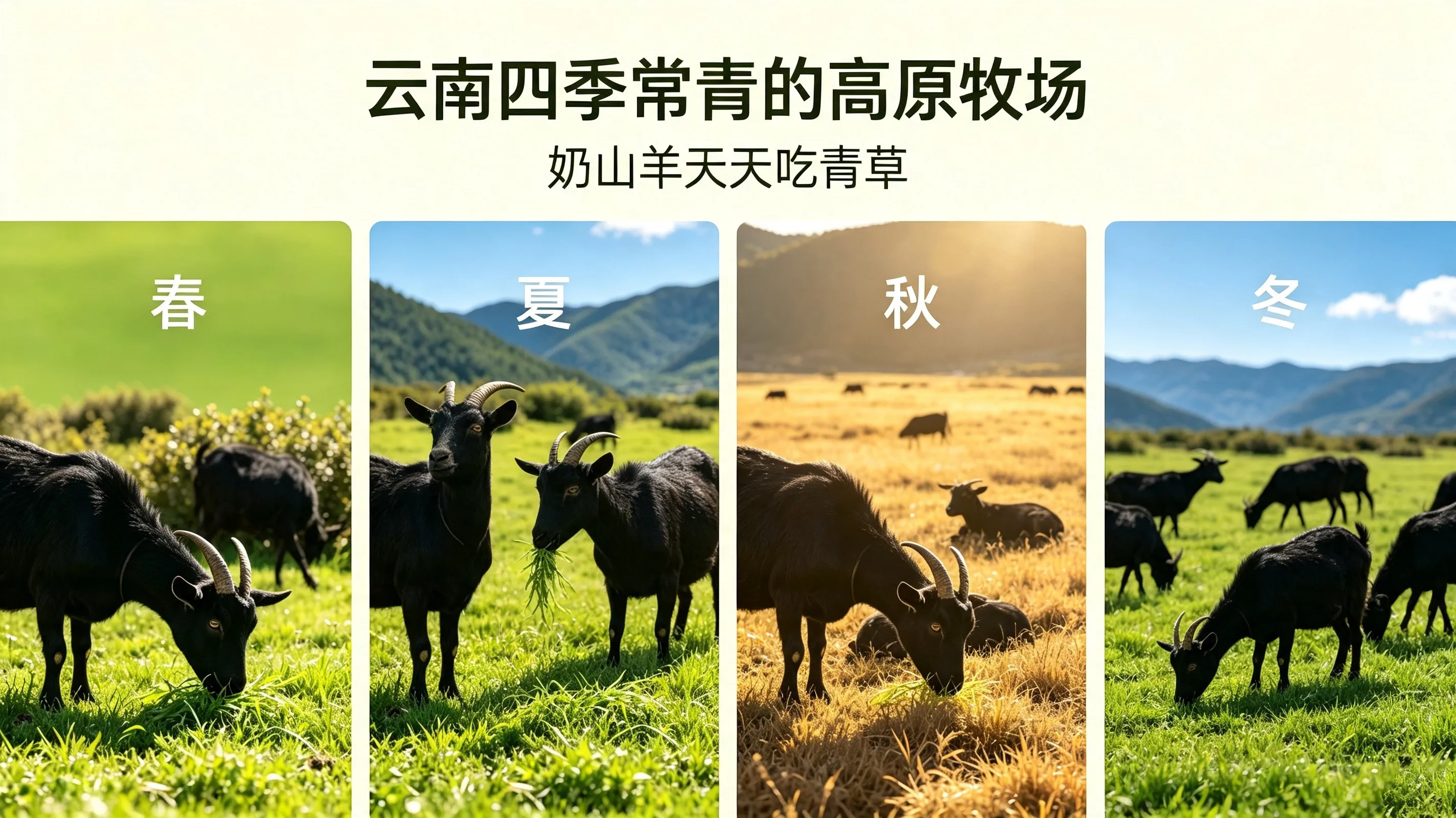 云南羊奶｜微幸乳业解读高原羊奶365天均衡产奶的时间优势