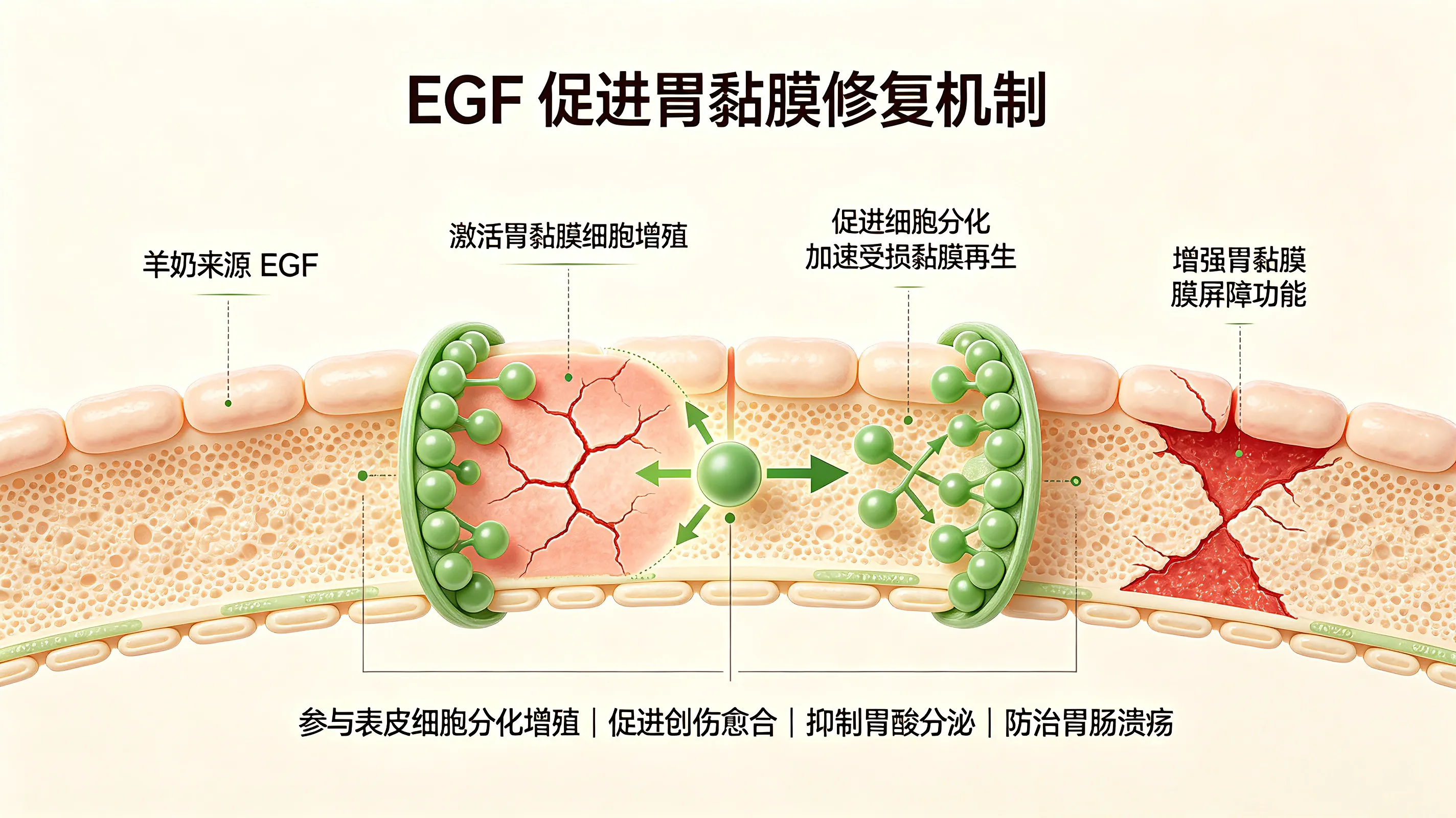 EGF“表皮生长因子”：呵护肠胃健康