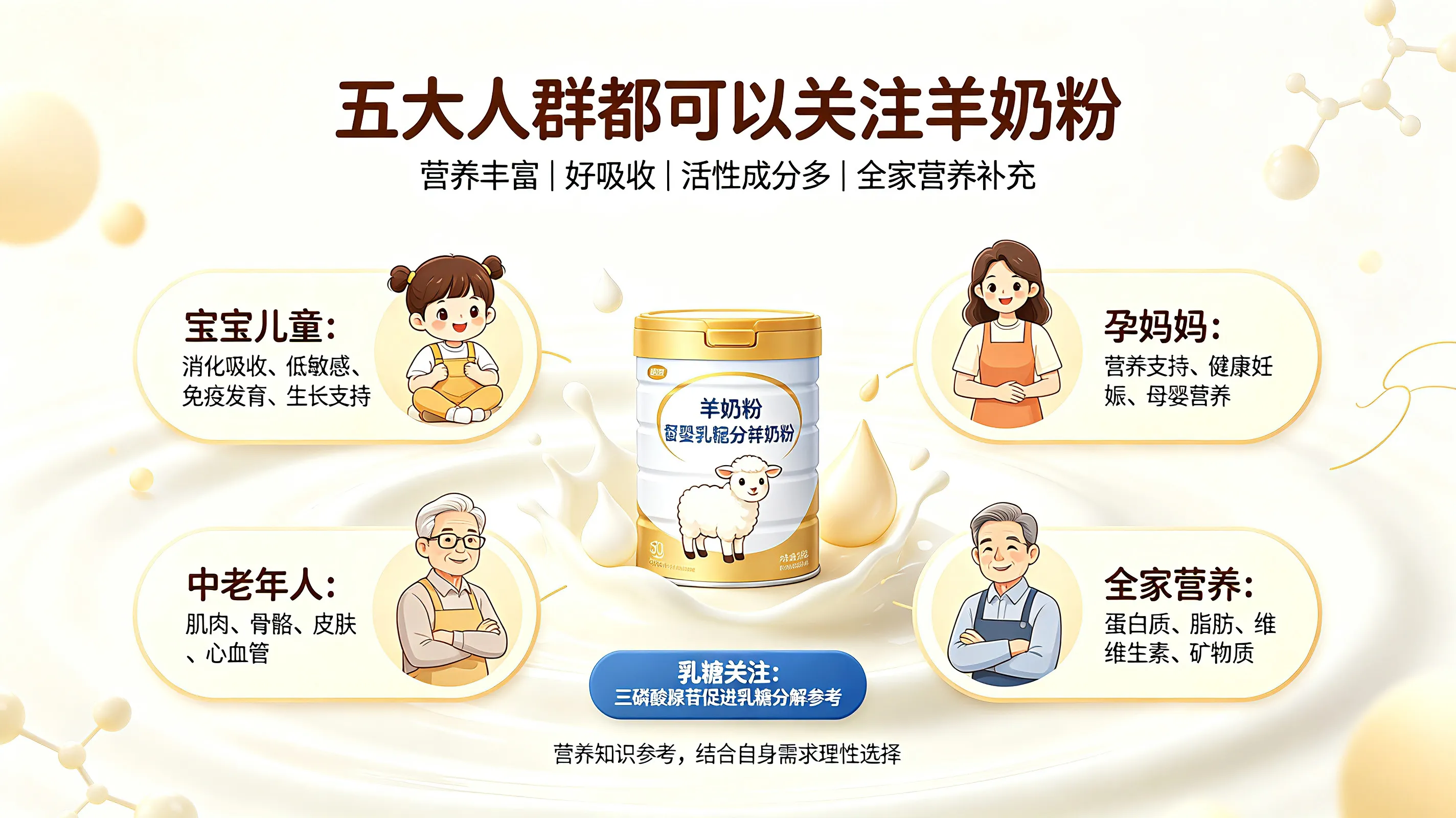 五类人群适配！解锁羊奶的功效与天然营养优势