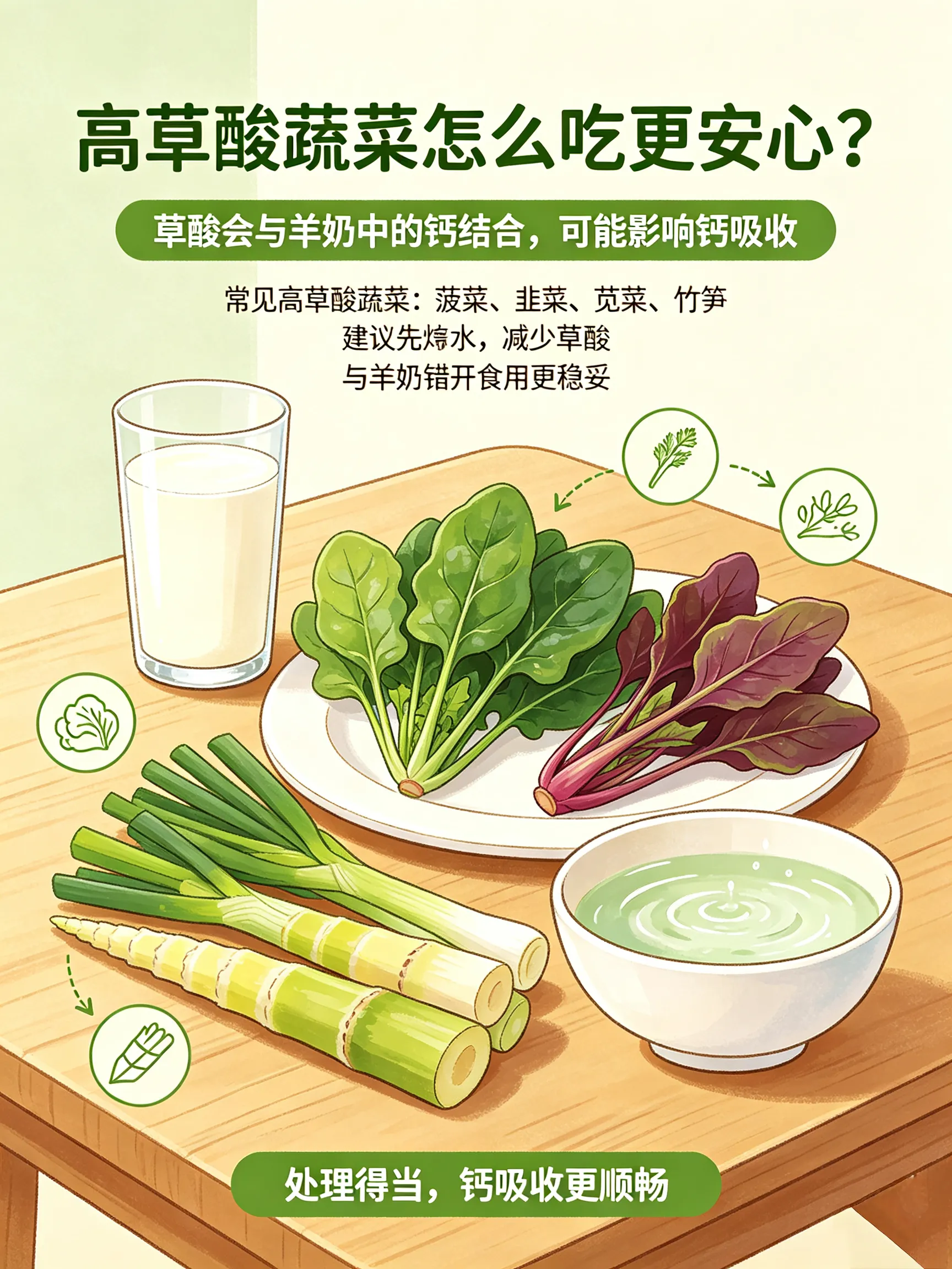 高草酸蔬菜