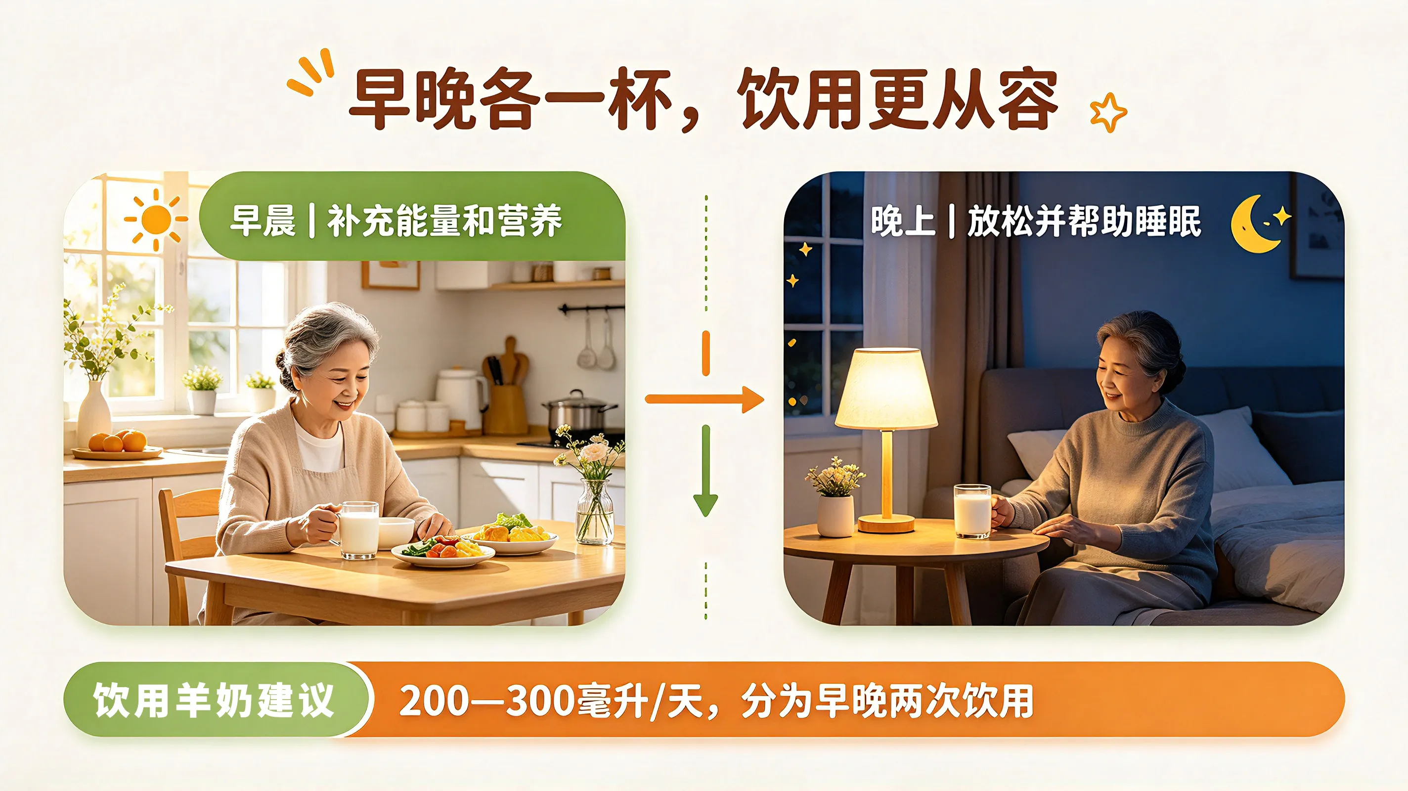 早晚一杯羊奶