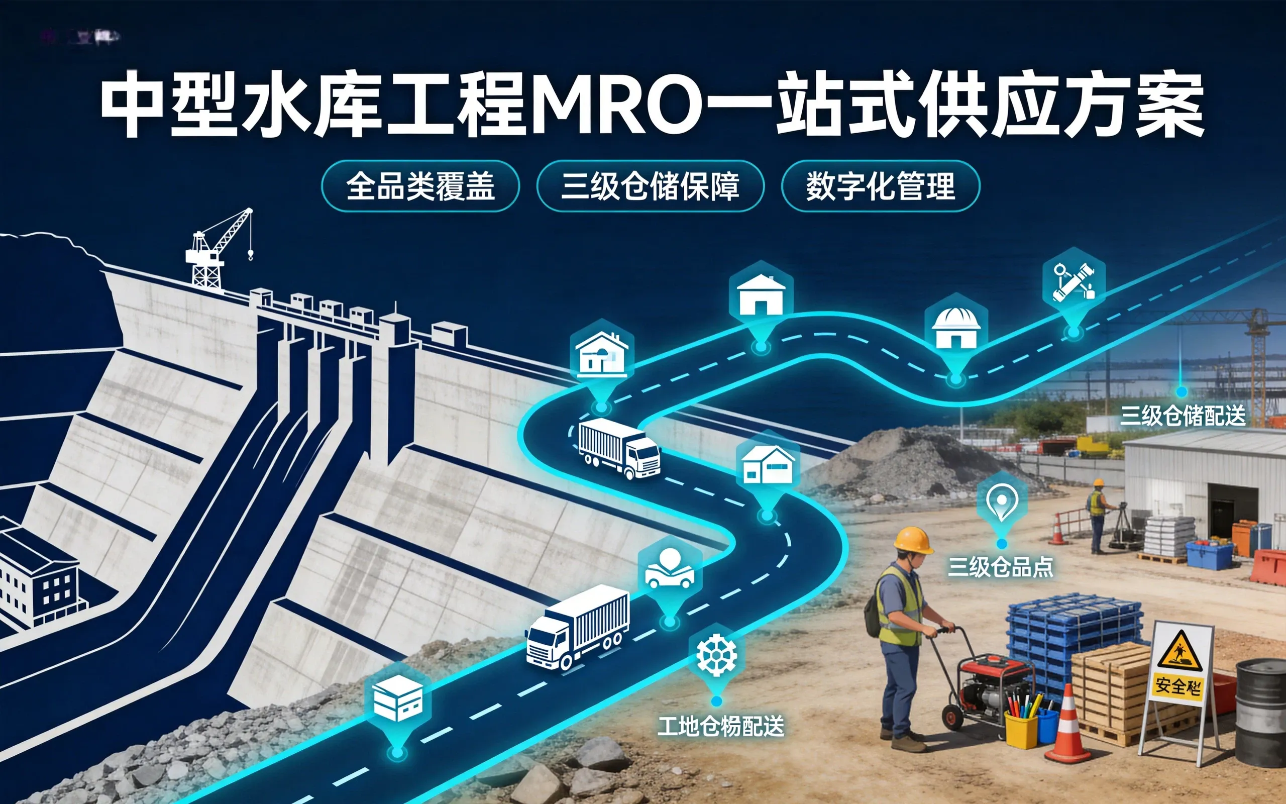 寺桥水库工程MRO物资怎么保障？中型水库建设采购实践_云南新人和数采科技集团
