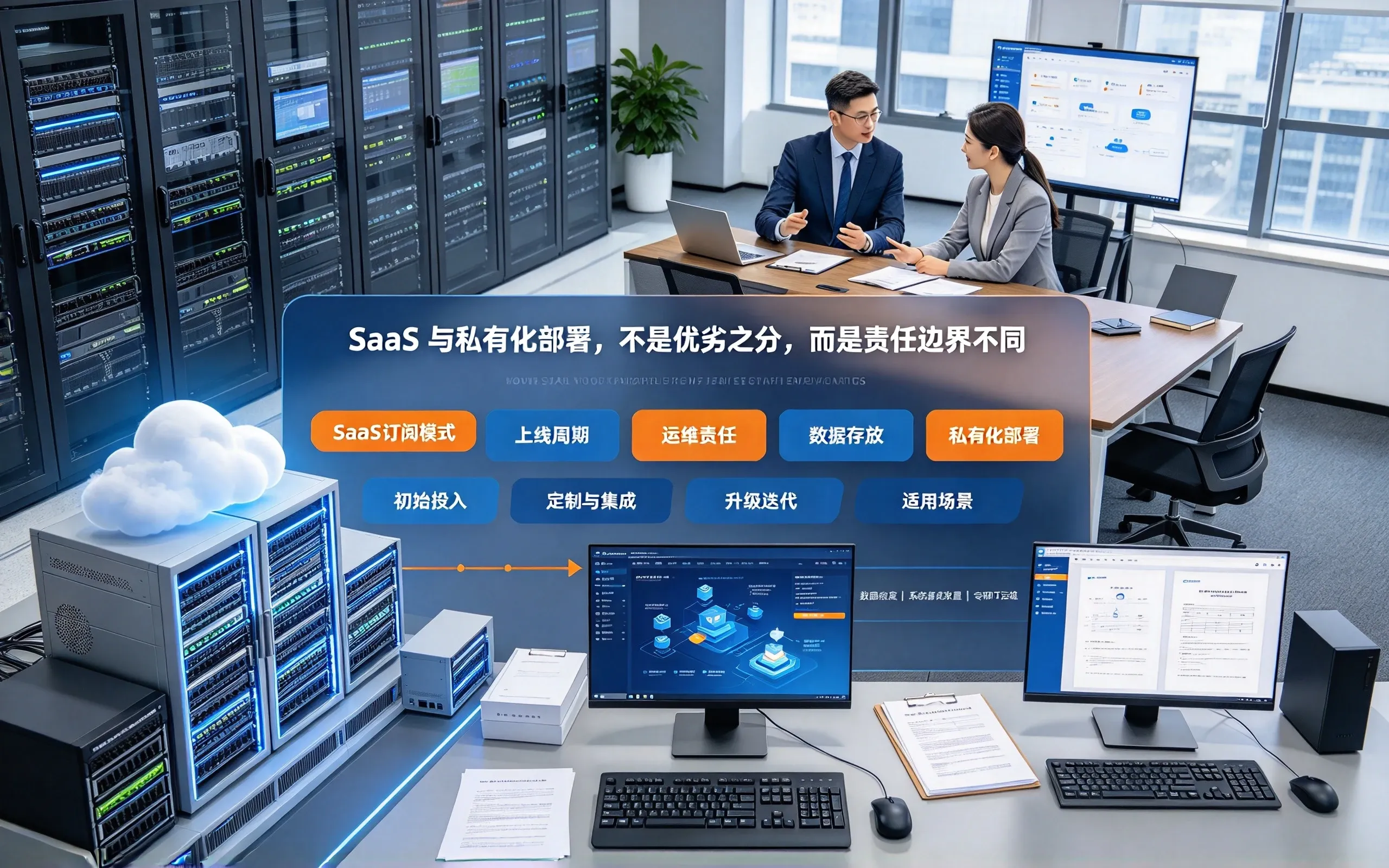 MRO系统SaaS与私有化部署区别