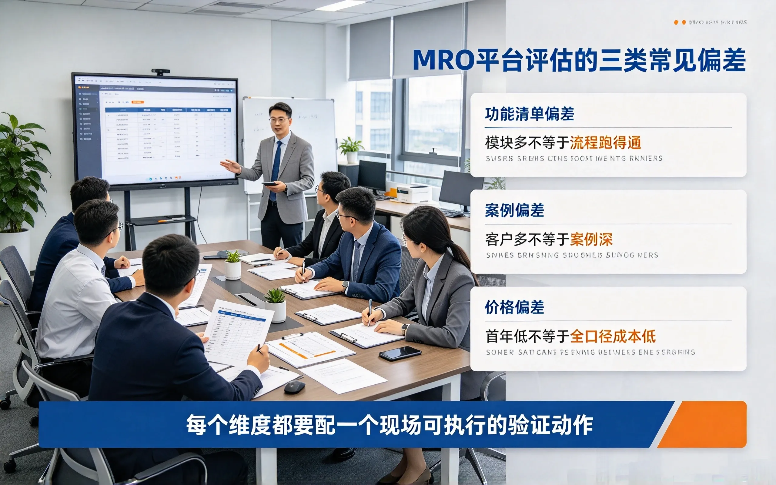 MRO数字化平台评估常见偏差